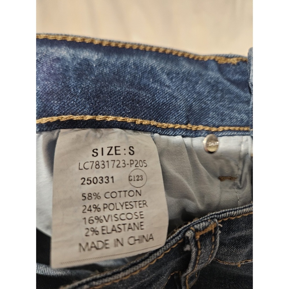 NWT Luvamia Jean Shorts High Rise SMALL - Picture 5 of 5